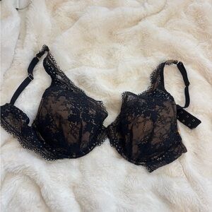 ThirdLove Black and Tan Lace Bra